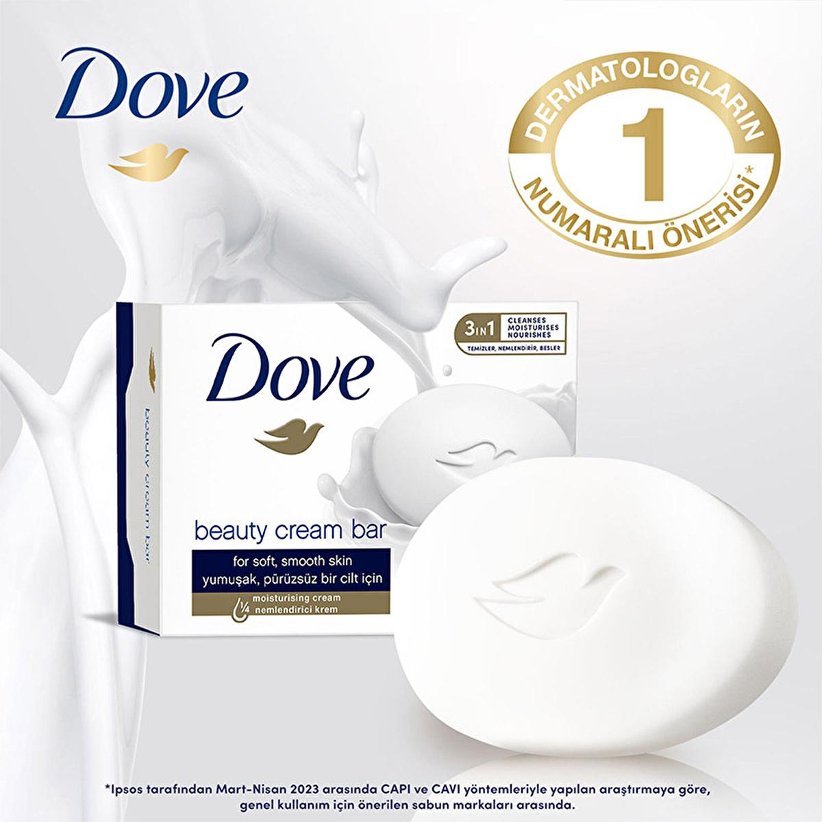 Dove Original Cream Bar Soap: Gentle, Moisturizing, & Sulfate-Free - Face, Hand & Body Cleanser - Dermatologist Recommended